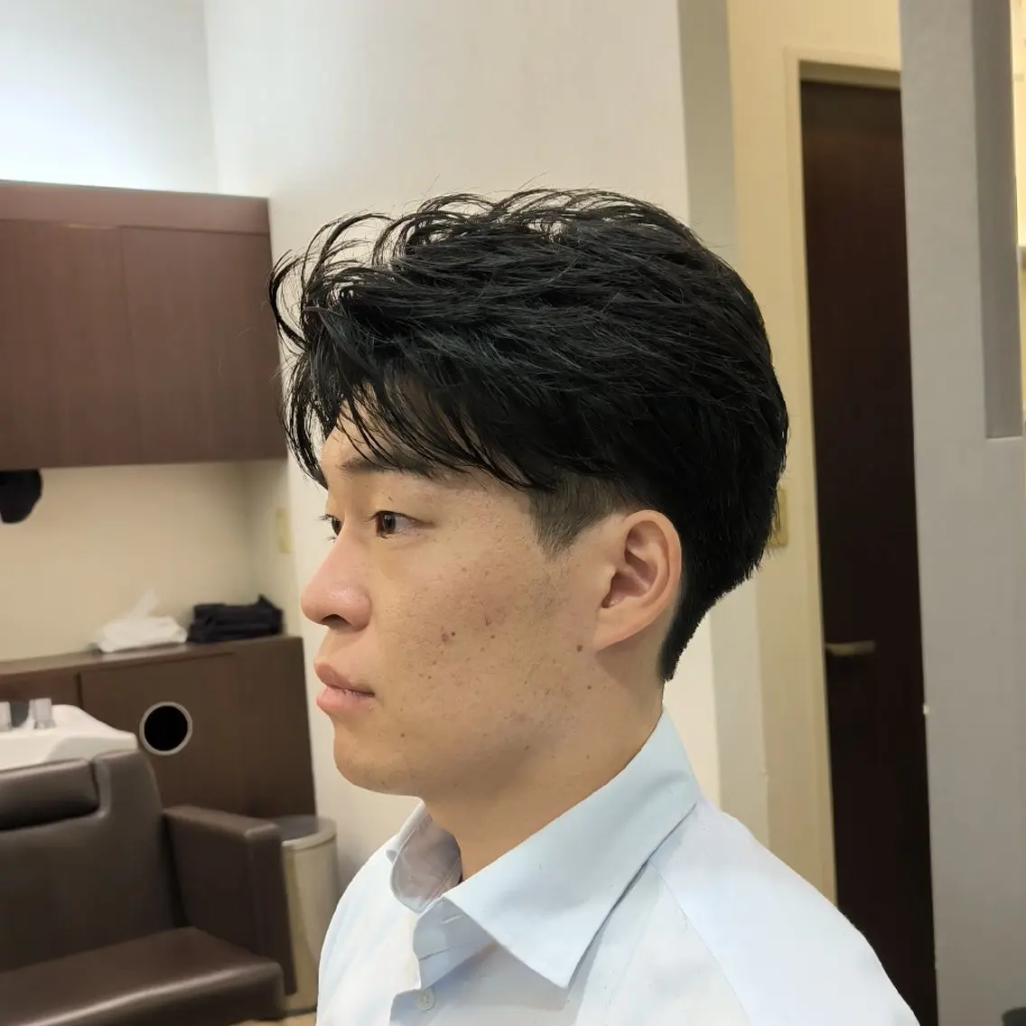 メンズ 廣多 克哉のヘアスタイル