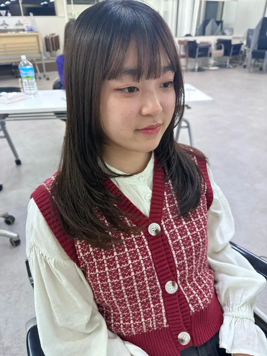 セミロング yukie🌷 /暖色🍒梅田サロンのヘアスタイル