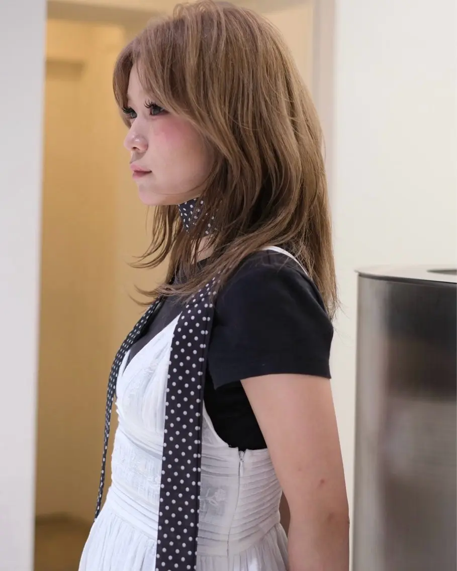 ブリーチなしダブルカラー+艶髪トリートメントの写真
