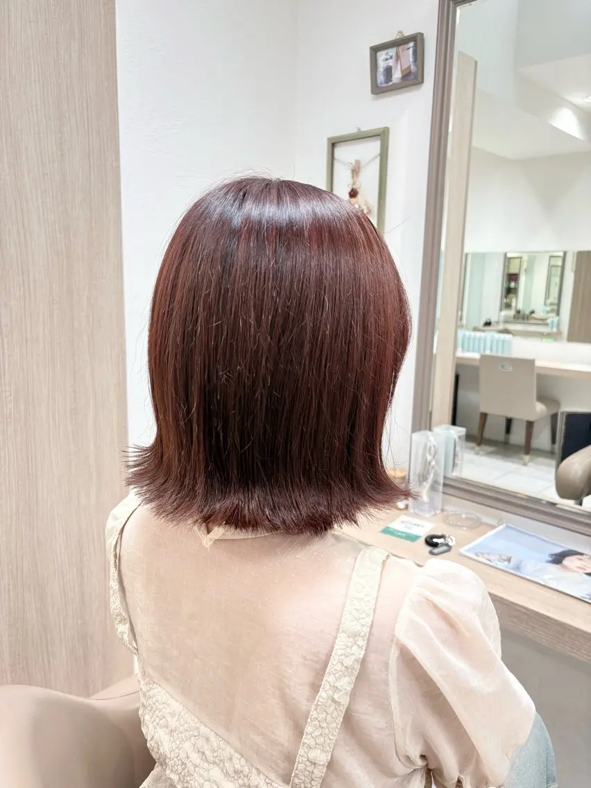 カラー 暖色カラー🍒古田 陽菜🍒のヘアスタイル