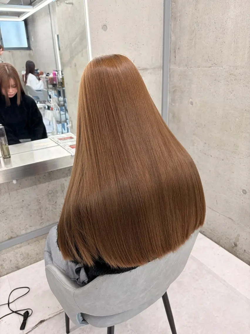 ロング カラー カット ヘアカラー カラー/エクステ 🤍ルナのヘアスタイル