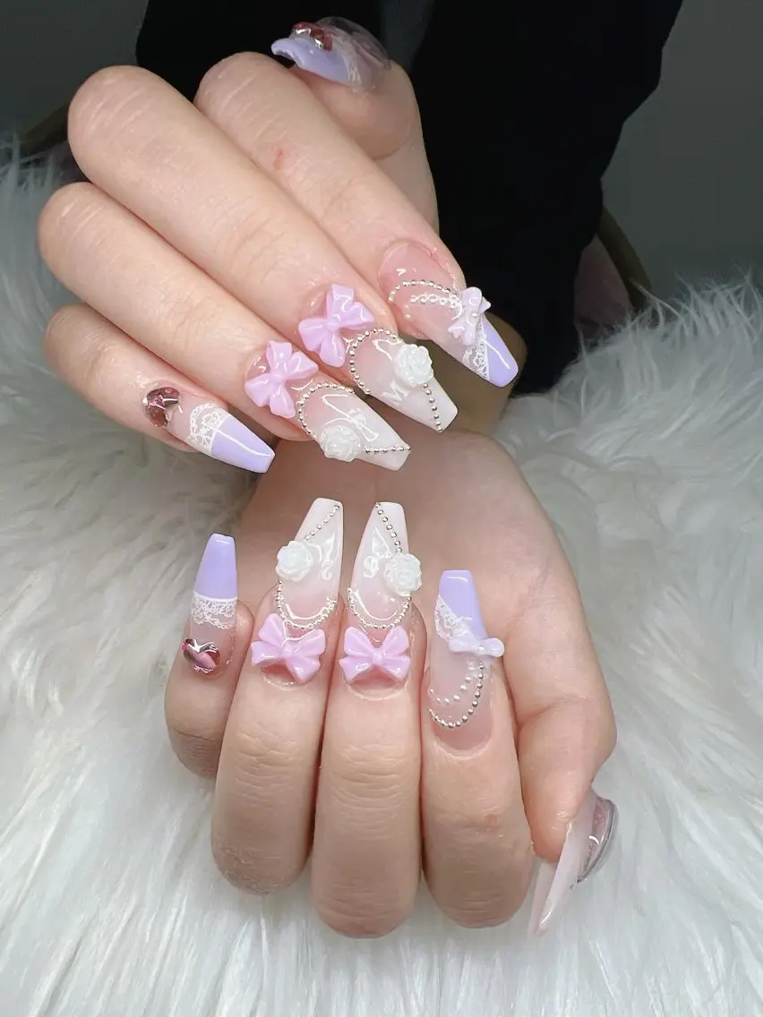 ネイル ハンドネイル Lee Nails チップ長さだし専門店のネイルデザイン