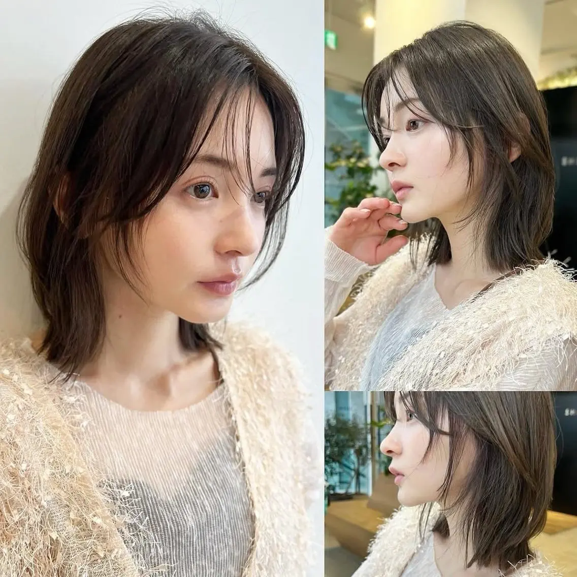 ミディアム ミディアムレイヤー レイヤーカット 表参道SHEA Am iのヘアスタイル