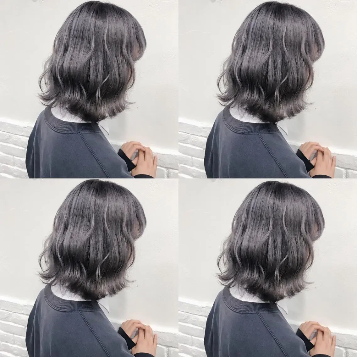 ミディアム カラー ヘアアレンジ カット ヘアカラー トリートメント TAKUMAブリーチ /切りっぱなし🪽のヘアスタイル
