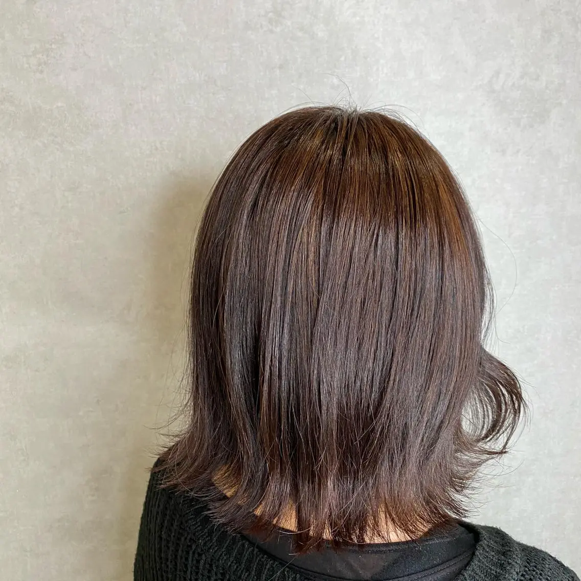 ミディアム 福岡縮毛矯正✨️ ストレート 向井和輝のヘアスタイル
