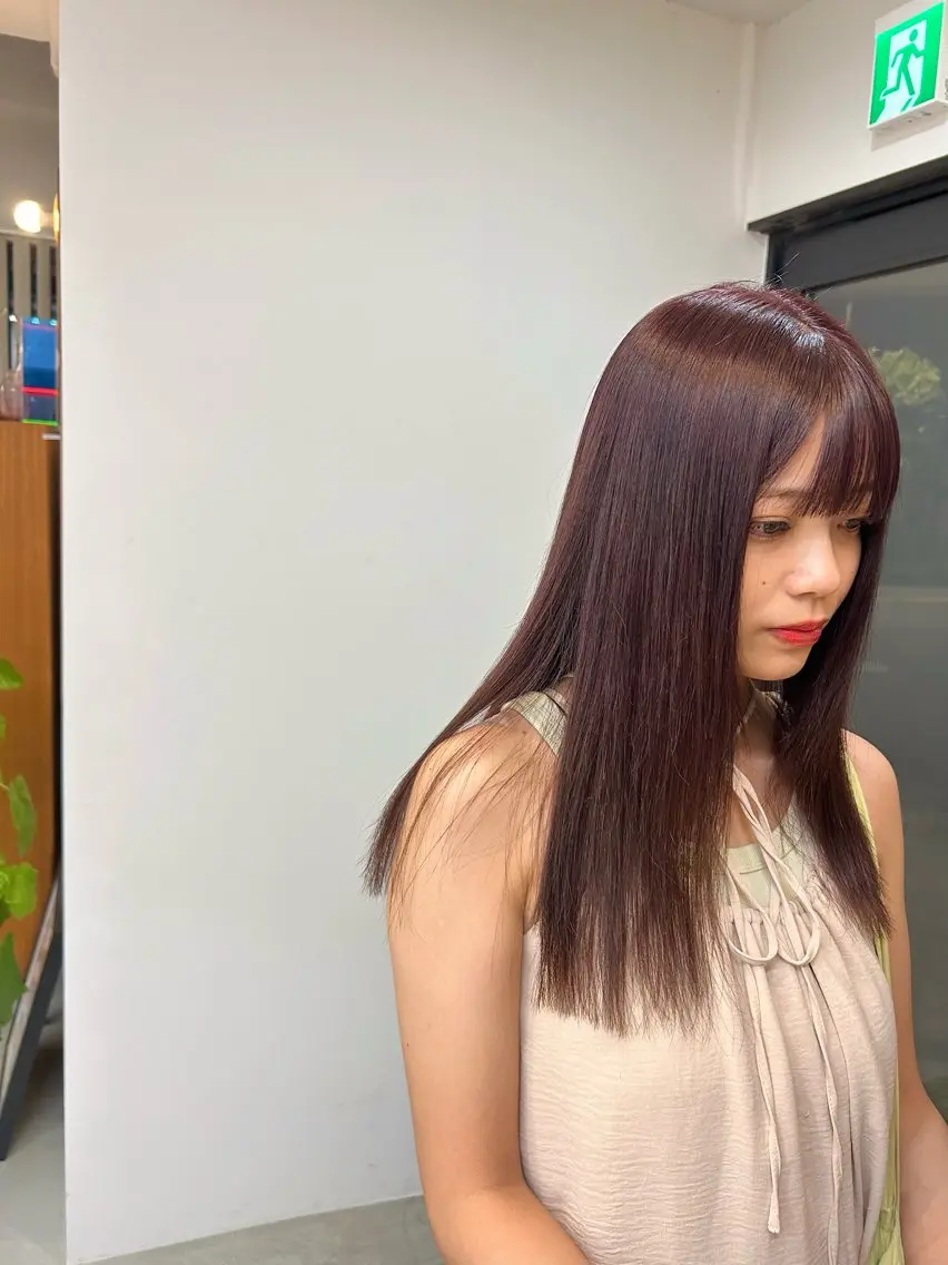 カラー 藤原 あかりのヘアスタイル