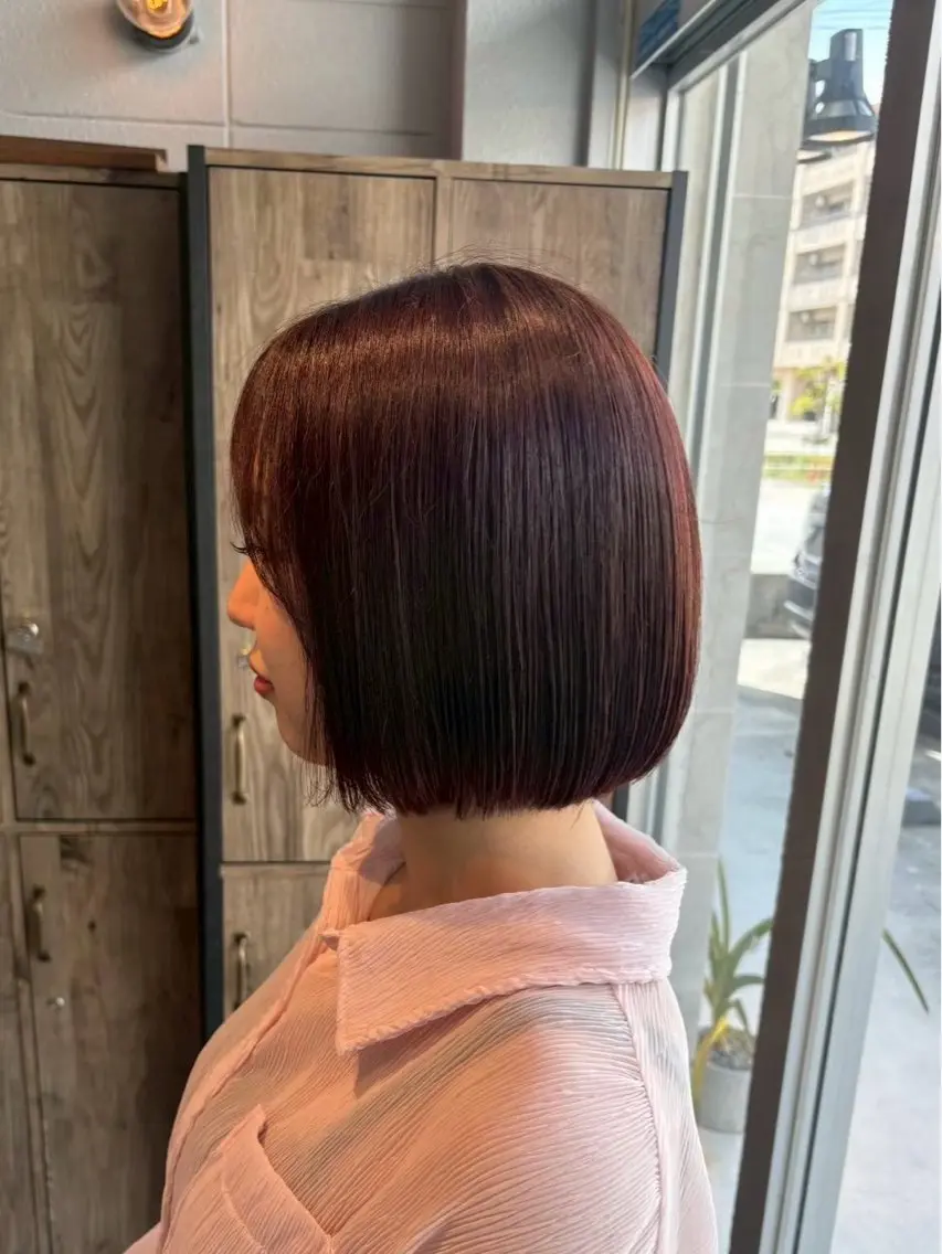 ショート カラー ヘアカラー トリートメント ruup  Aru みさきのヘアスタイル