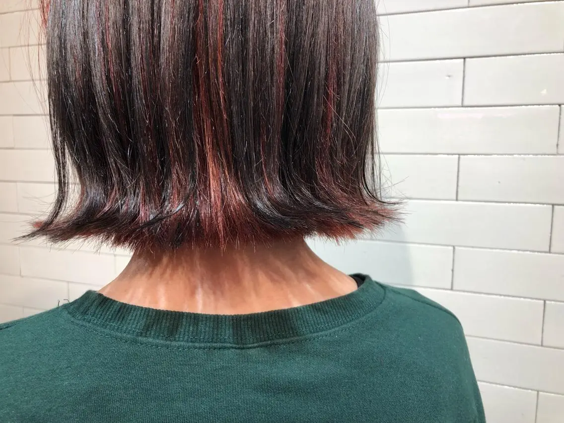 ショート カラー 髪質改善⌇透明感 カラー⌇川上葵のヘアスタイル