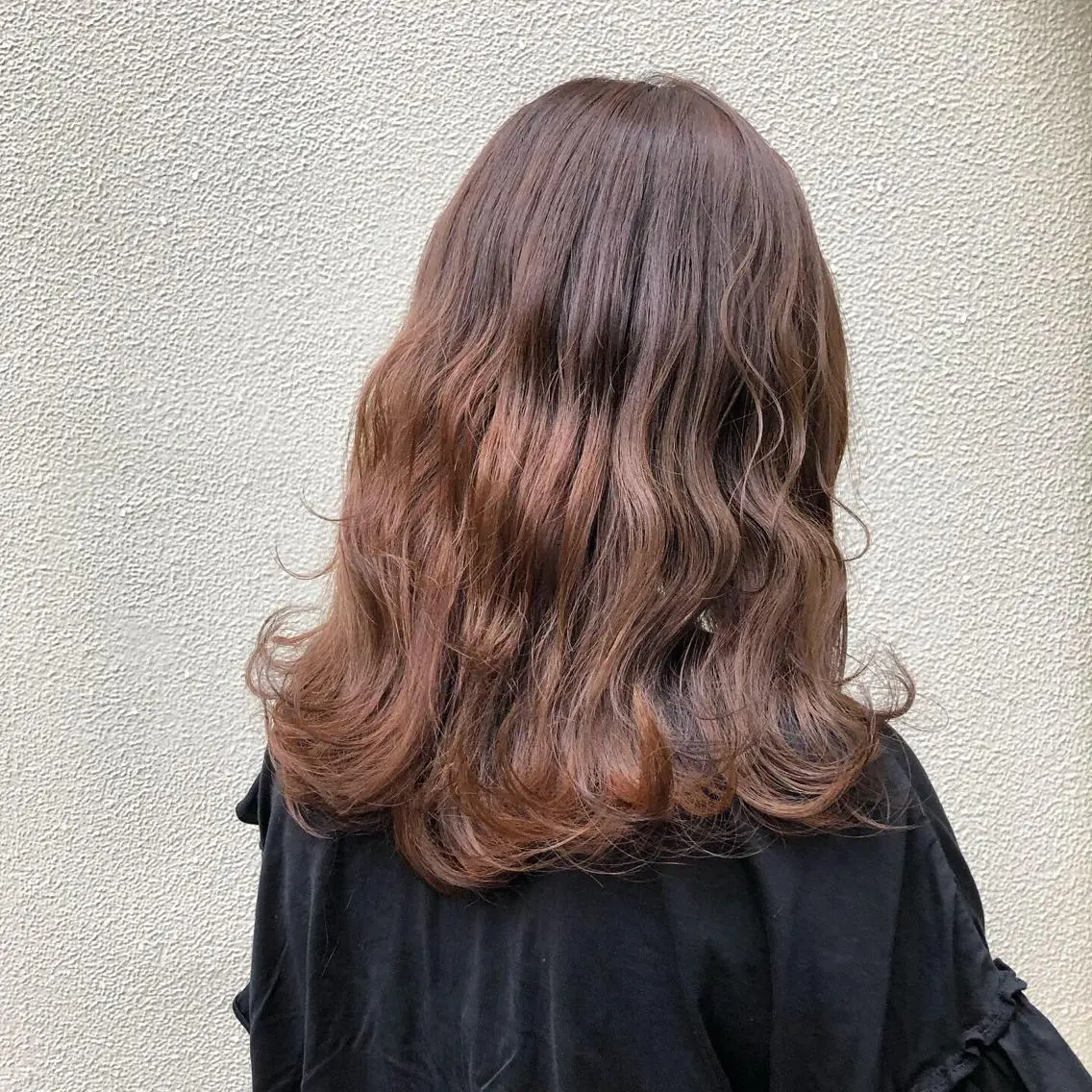 ミディアム カラー ヘアカラー ツキノキ ミナのヘアスタイル
