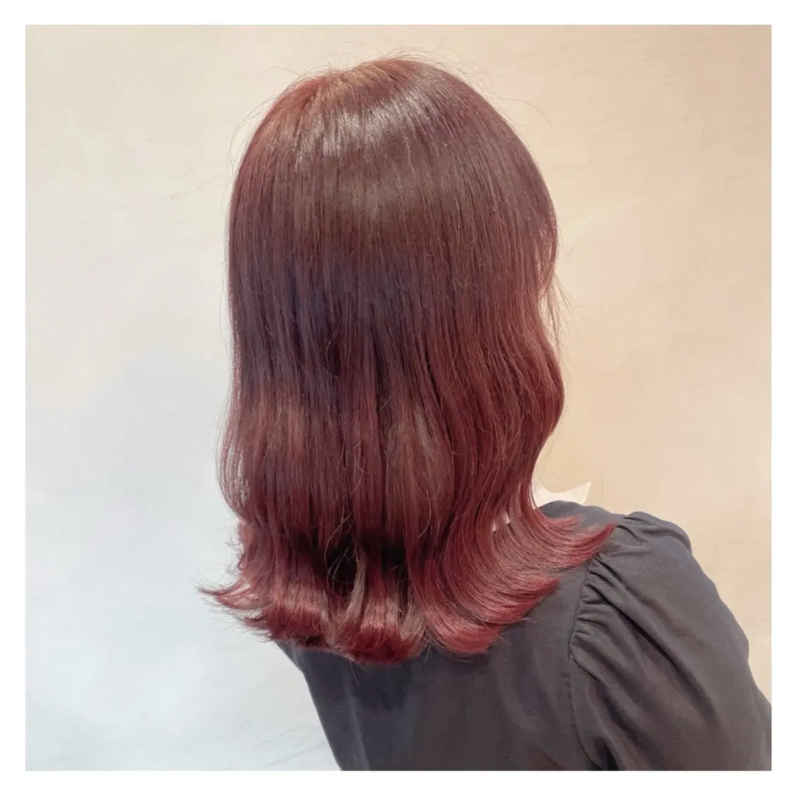 ミディアム カラー ブリーチ ピンクカラー カット ヘアカラー トリートメント ❁⃘ ち だ り さ ❁⃘のヘアスタイル