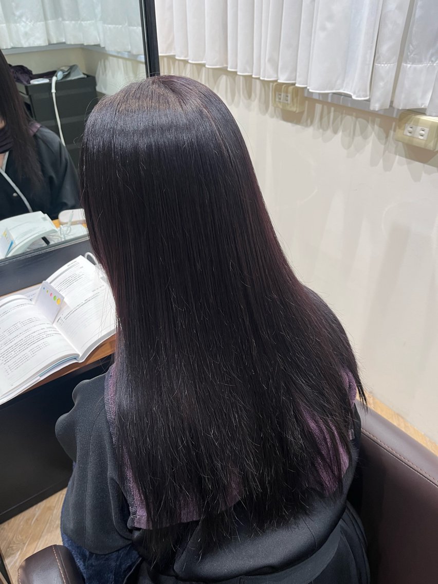 カラー 透明感カラー ヘアカラー トリートメント 竹内 日向のヘアスタイル