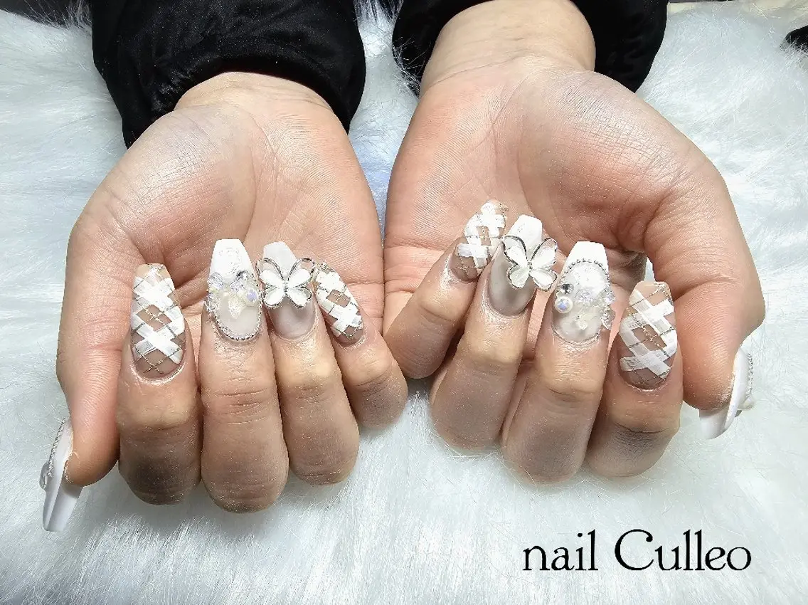 ロング ハンドネイル nail  Culleoのネイルデザイン