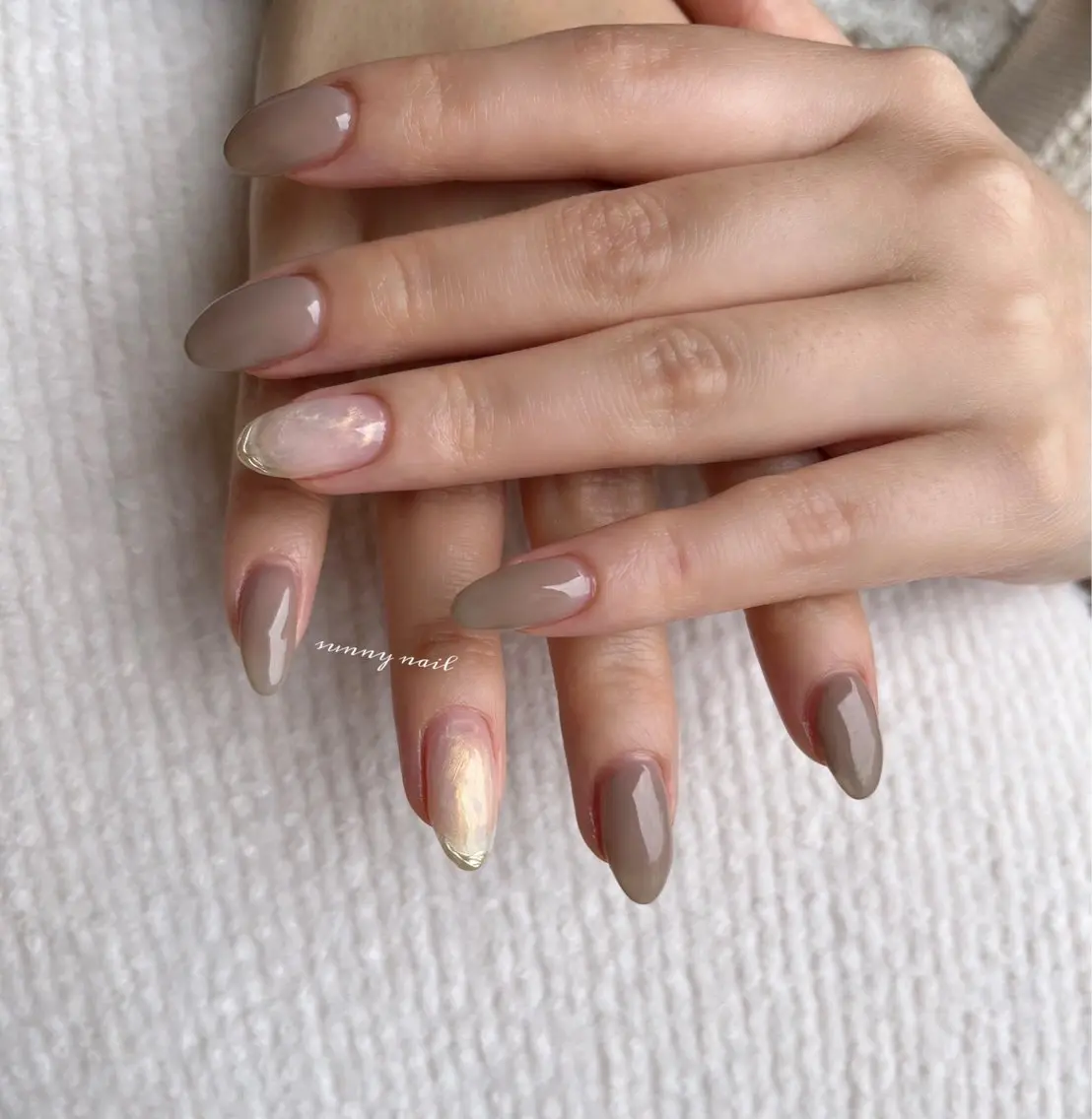 ネイル ジェルネイル パラジェル シンプルネイル sunny nailのネイルデザイン