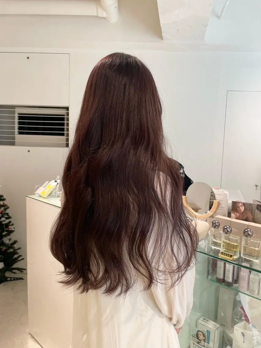 ロング カラー ラベンダーカラー loely 💞miyuのヘアスタイル