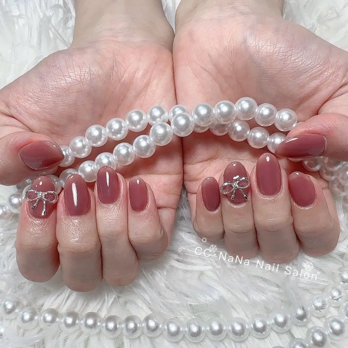 ネイル チークネイル フラッシュネイル ハート キラキラネイル 韓国ネイル ハンドネイル 💎CC・NaNa 韓国風ネイル🌙Cのネイルデザイン