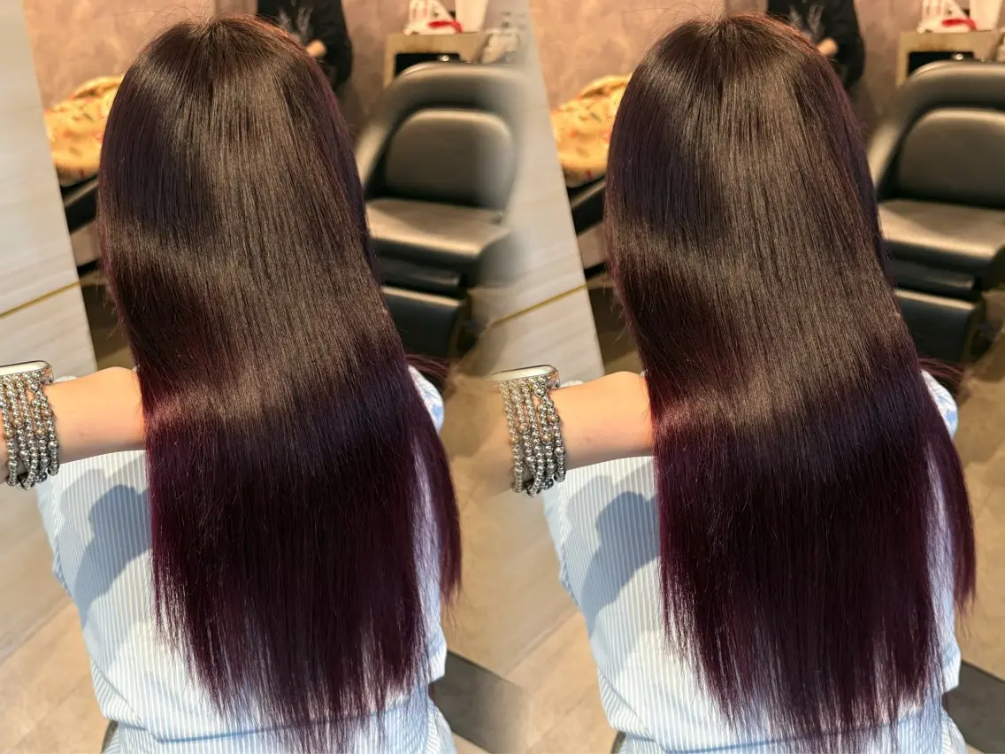 ロング ヘアカラー 古沢 月渚のヘアスタイル