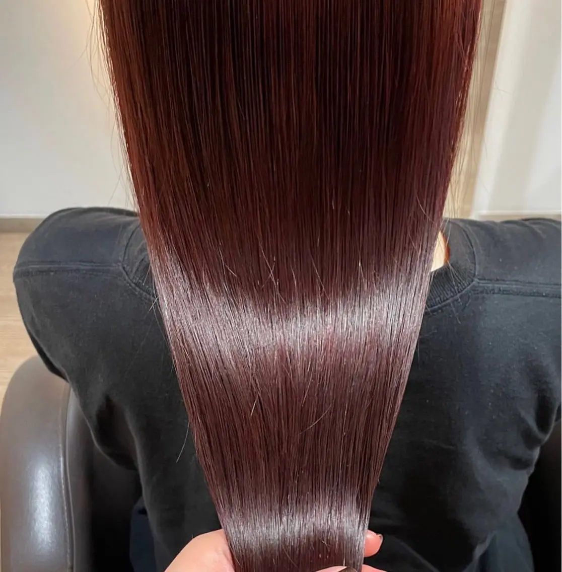ロング 縮毛矯正 酸性ストレート カット ヘアカラー 縮毛矯正 トリートメント haruna / Toruveのヘアスタイル