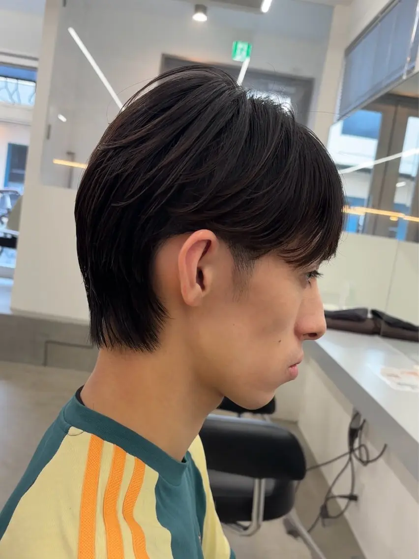 ショート パーマ メンズ フェザーパーマ メンズパーマ ツイストスパイラルパーマ スパイラルパーマ カット パーマ なりたひろと / シャドウパーマのヘアスタイル