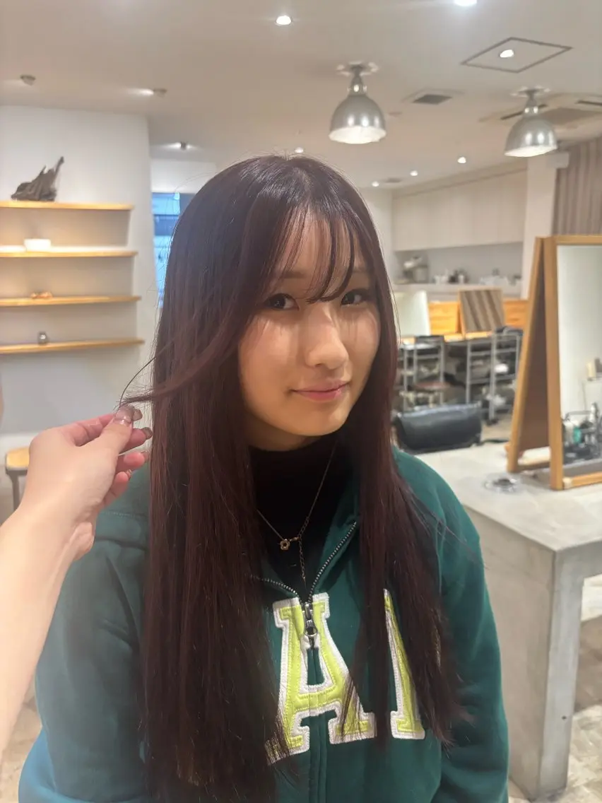 ロング カラー ヘアカラー NAVY/ Miharuのヘアスタイル