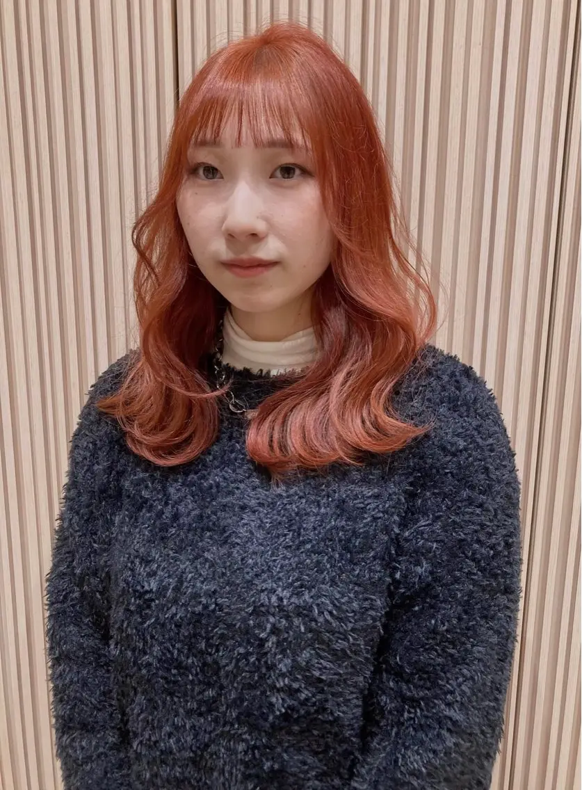 ブリーチリタッチ🤍ᩚ+ワンカラー🩵ᩚ+1stepトリートメント✨️の写真