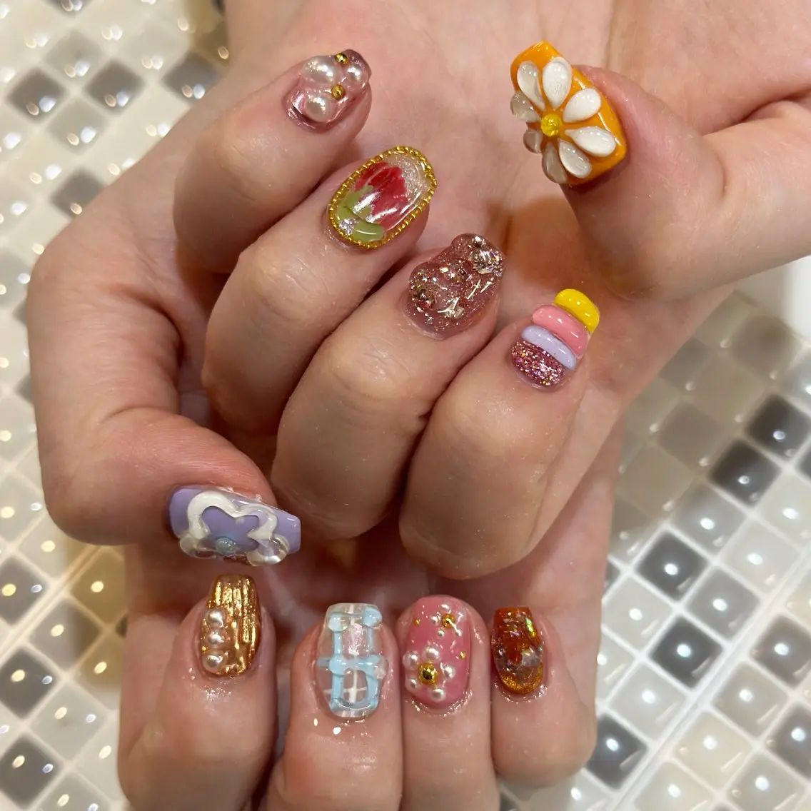 ネイル アートネイル nailist yuiのネイルデザイン