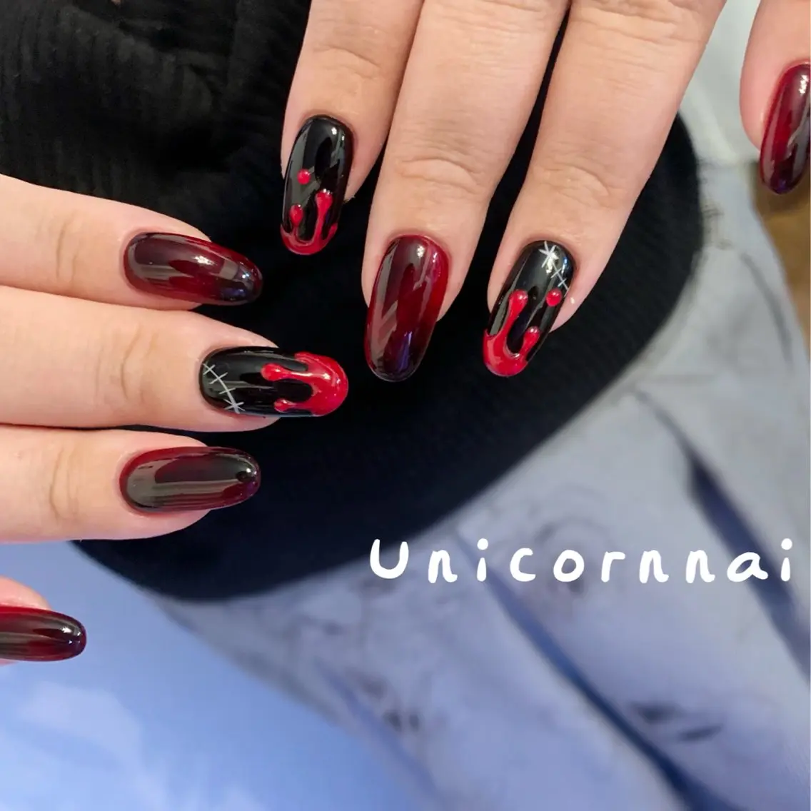 ネイル ハロウィン Unicorn Nail 矢場町店のネイルデザイン