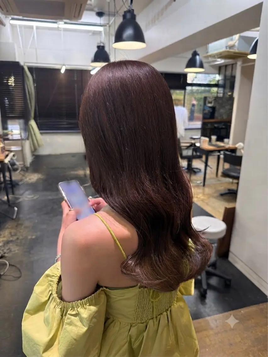 ロング カラー ヘアカラー en:s/新潟/万代 *.+ﾟhinakoのヘアスタイル