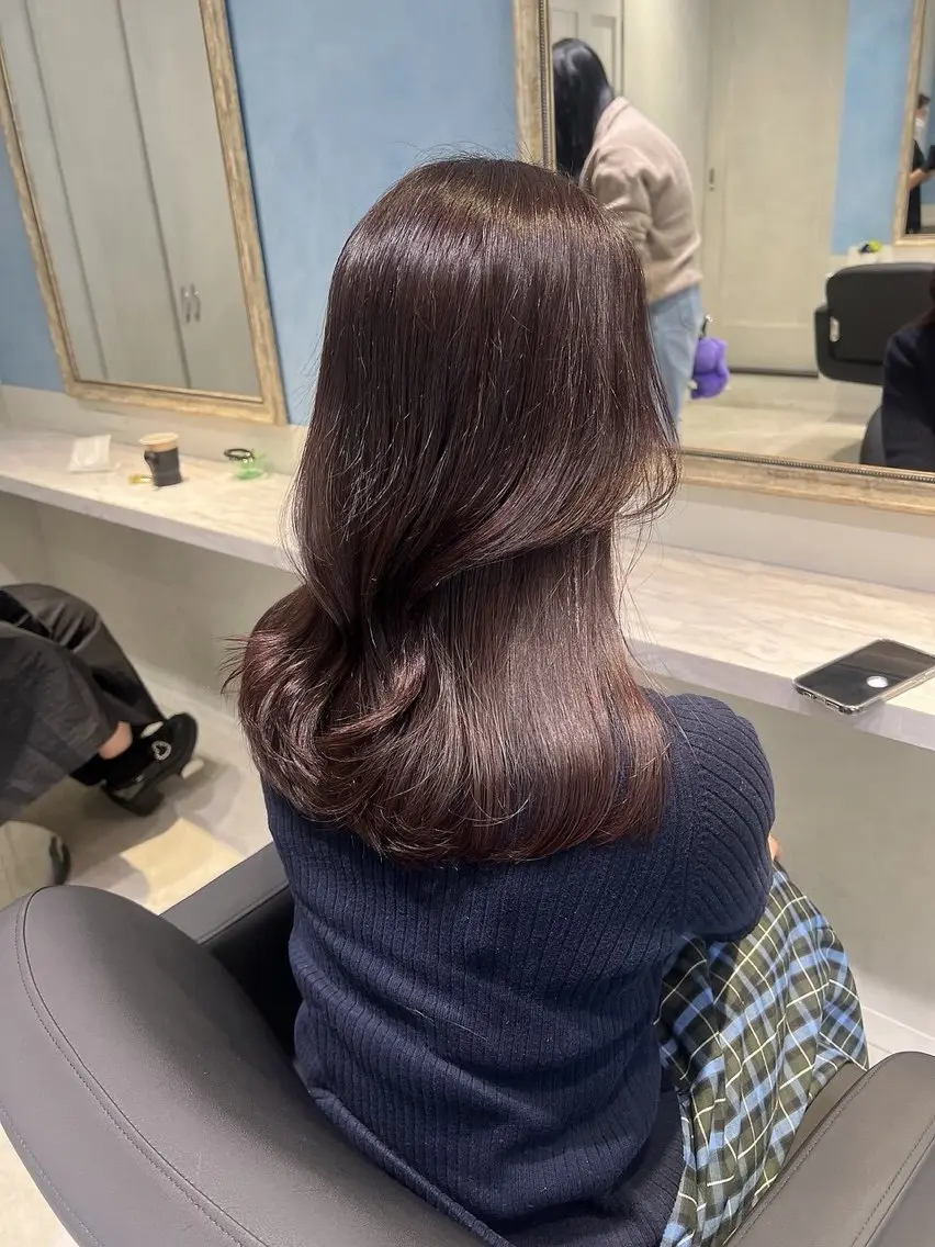 ロング カラー 透明感カラー🎀 みゆうのヘアスタイル