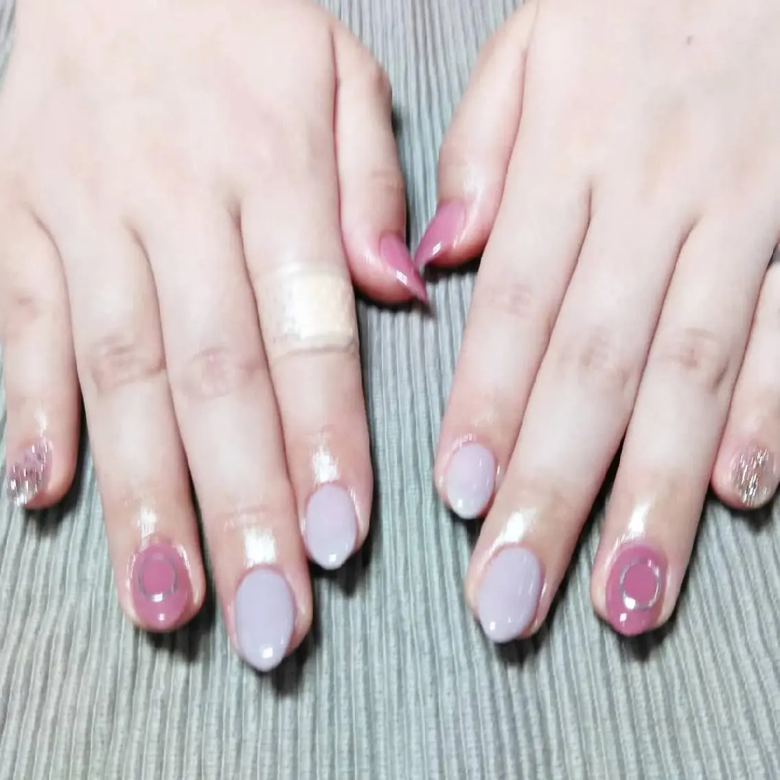 ネイル グラデーション ワンカラーネイル lylynail YUUKAのネイルデザイン