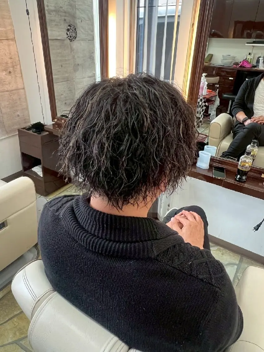 パーマ メンズ 古橋 瑞希のヘアスタイル