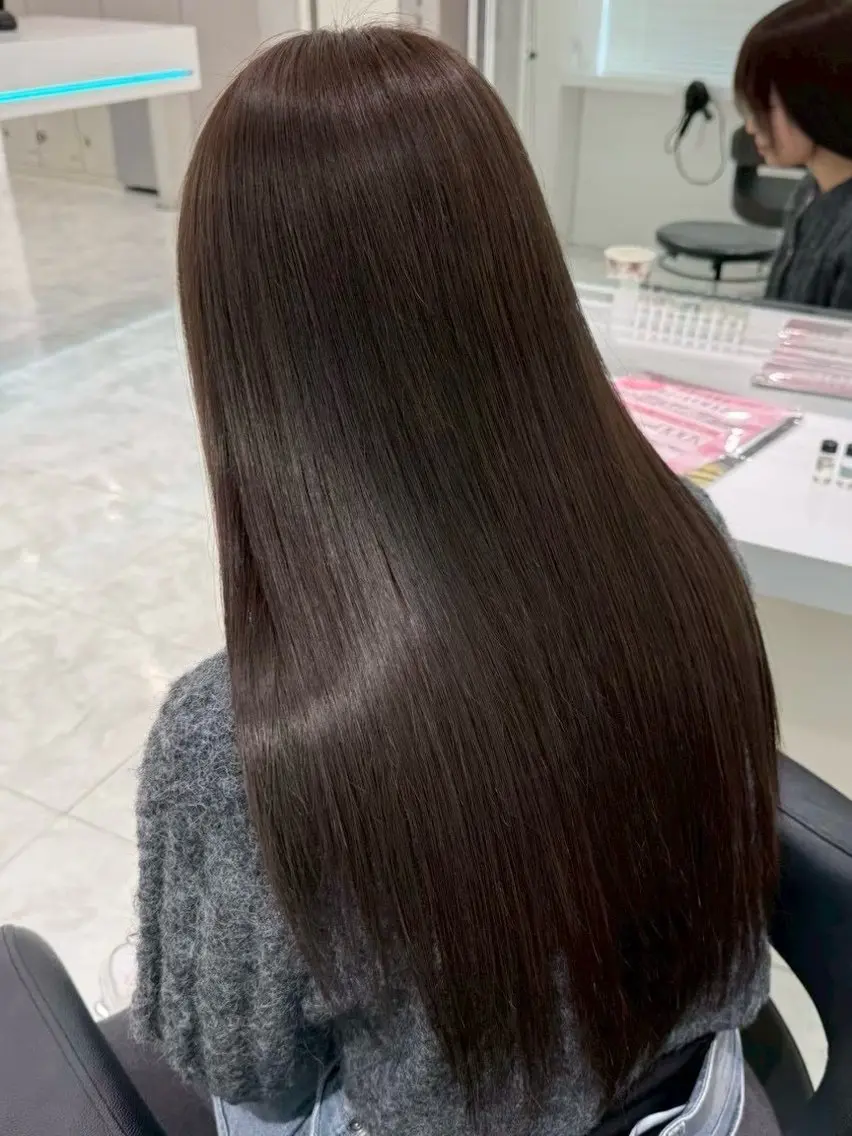 ロング ヘアカラー トリートメント 透明感🤍×髪質改善 🫧Kaitoのヘアスタイル