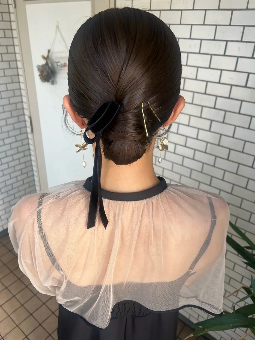 ヘアアレンジ ヘアセット 大人可愛いヘアメイク 💋🧚♀️しずかのヘアスタイル
