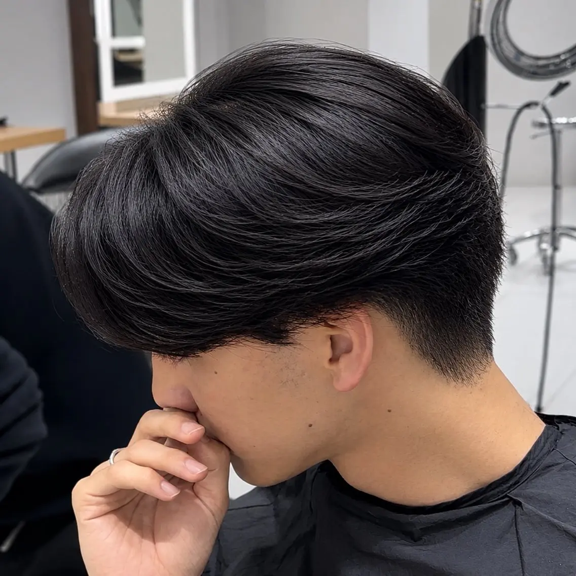 パーマ メンズ カット 縮毛矯正 高崎 堅心のヘアスタイル