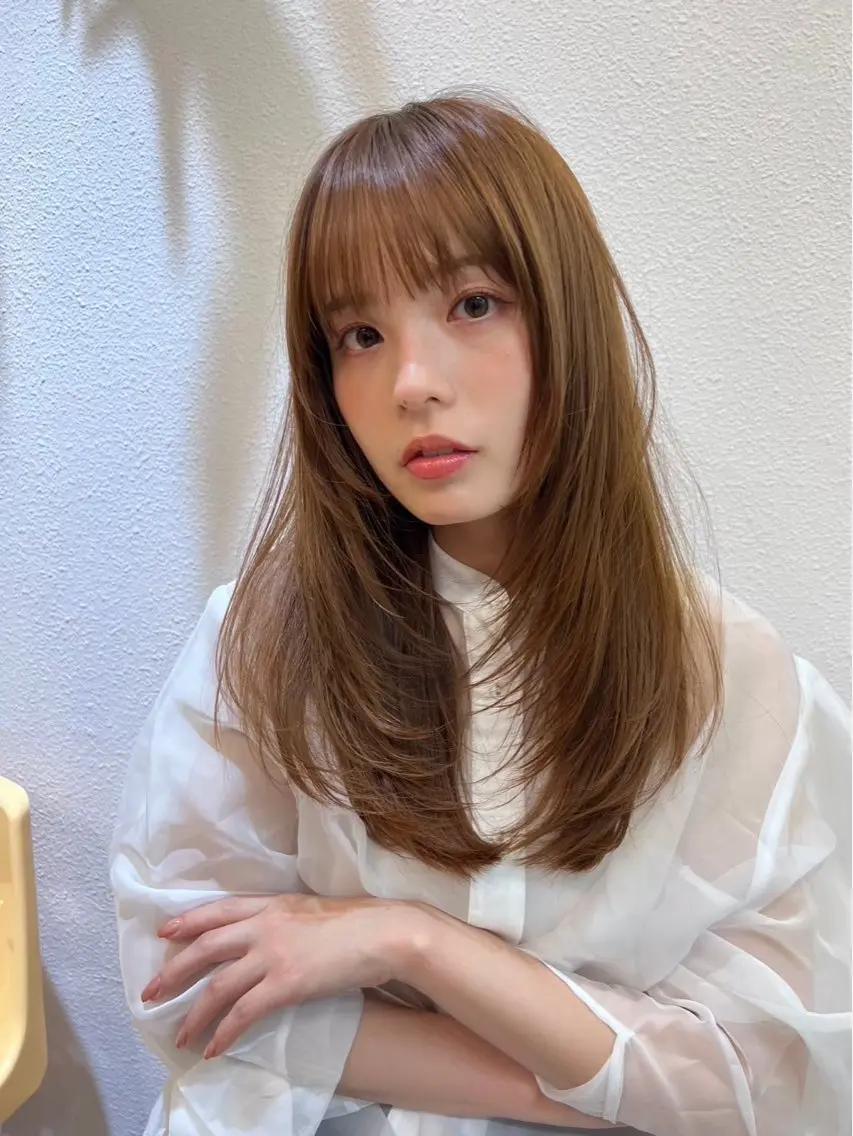 カラー ♻️ブリーチなし カラー♻️/清水笑夢のヘアスタイル