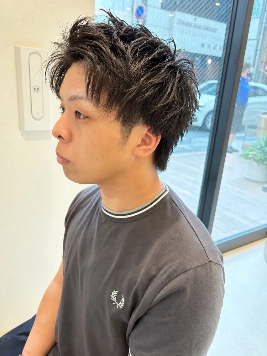 ショート メンズ カット イシカワ ユウタのヘアスタイル