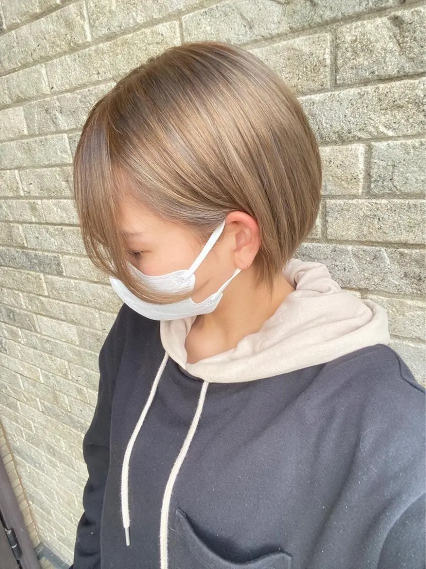 イチオシ✨せっかくのブリーチカラー　髪に優しい高発色カラーで透明感のある髪色に✨✨エヌドットかフュージョニスト選べます✨の写真