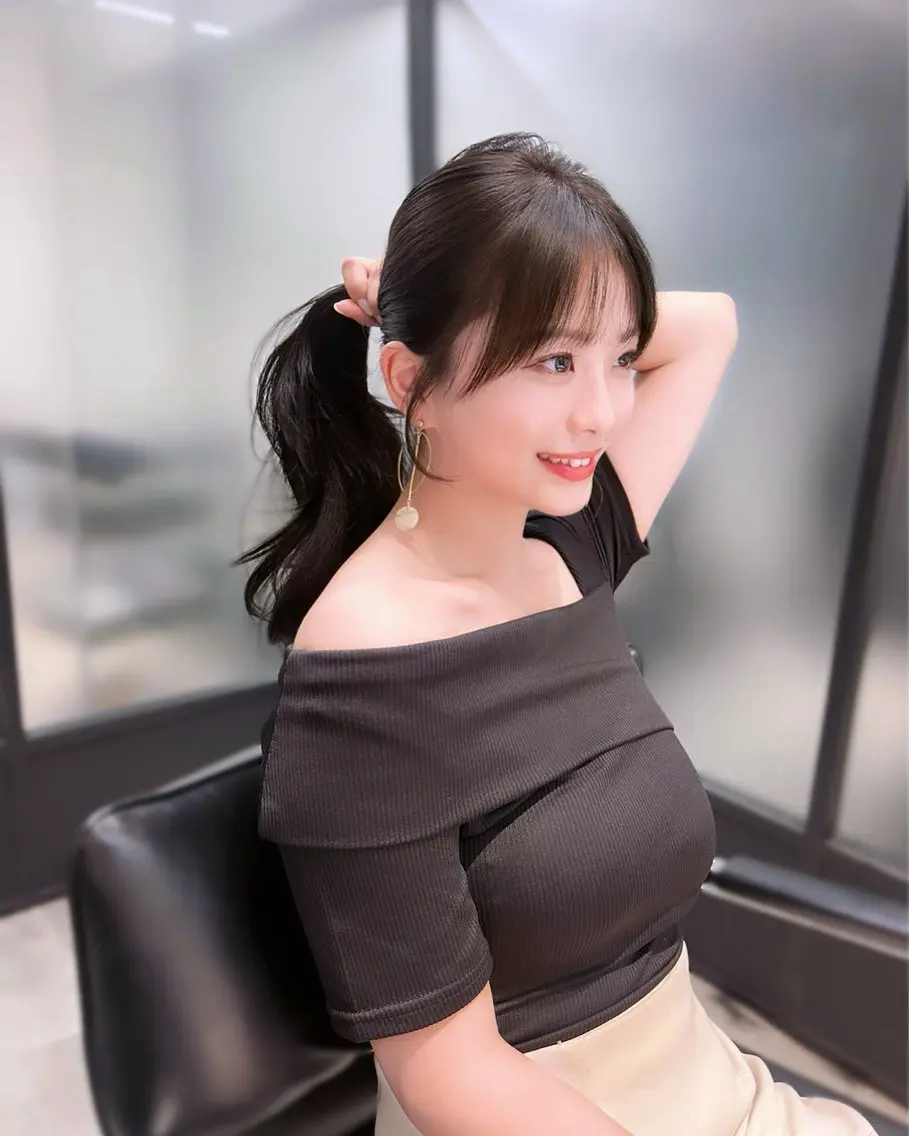 セミロング 韓国風ヘア レイヤーカット カット トリートメント 韓国レイヤーカット 髪質改善▫️水野有真のヘアスタイル