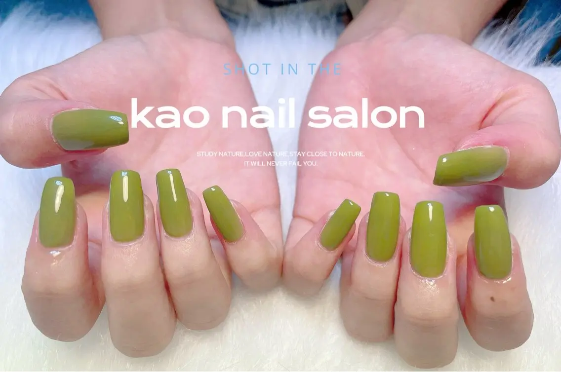 ネイル kao nail マグネット/長さだしのネイルデザイン