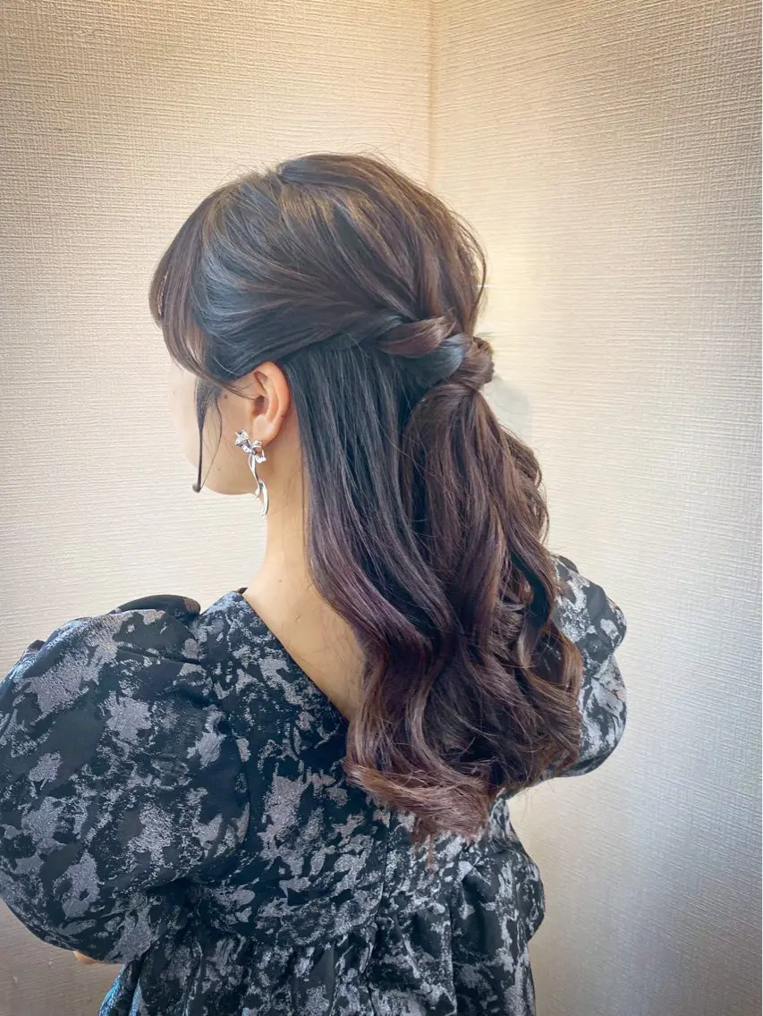 ヘアアレンジ ヘアセット hair make もりした ゆうのヘアスタイル