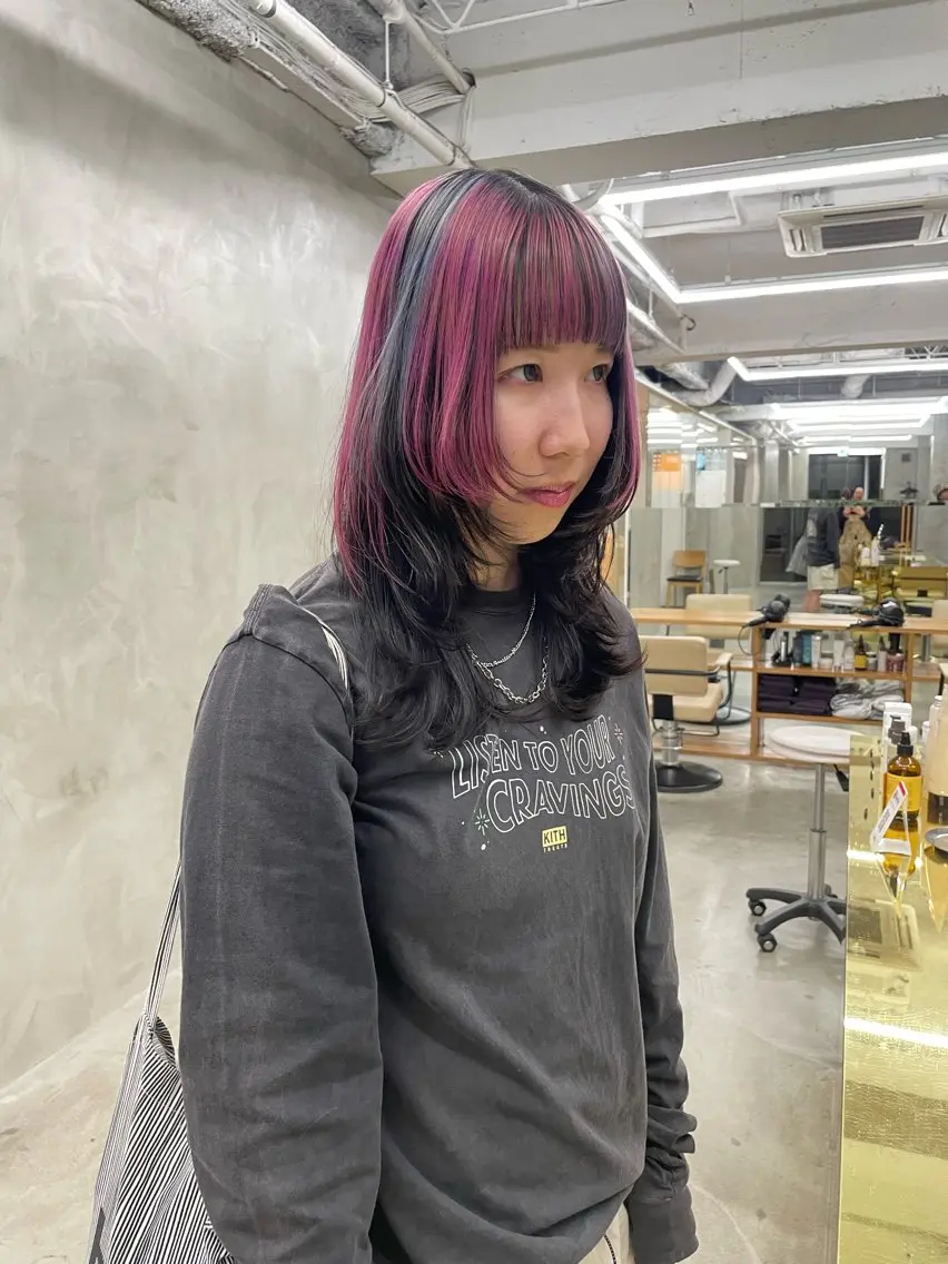 カラー ダブルカラー ハイトーン/レイヤー 🌸さくらのヘアスタイル