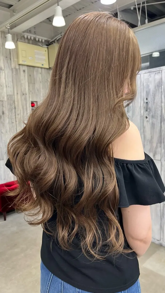 ロング ヘアカラー 中道 晶のヘアスタイル