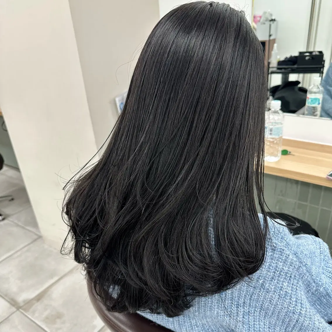 セミロング カラー カット ヘアカラー トリートメント ブリーチなし/レイヤ ー特化🌈Tommyのヘアスタイル