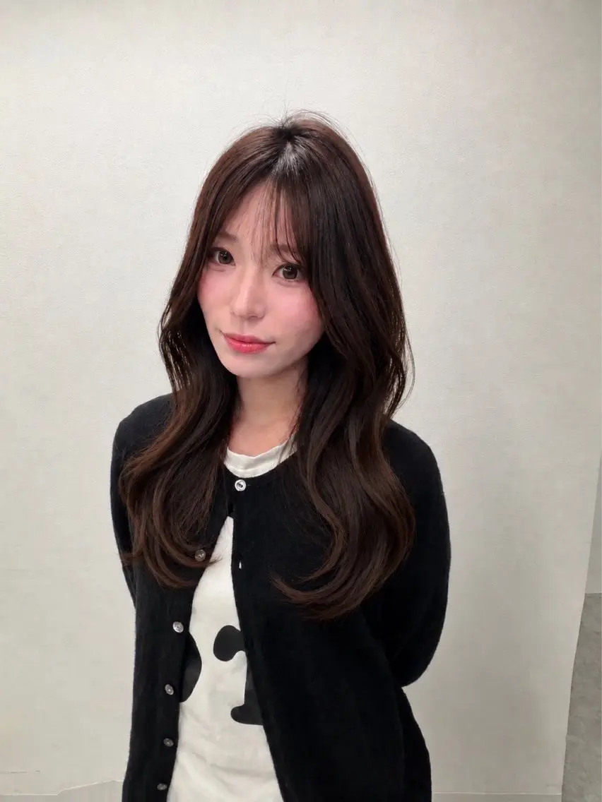 ロング カラー ヘアカラー トリートメント 透明感カラー/ chinatsuのヘアスタイル