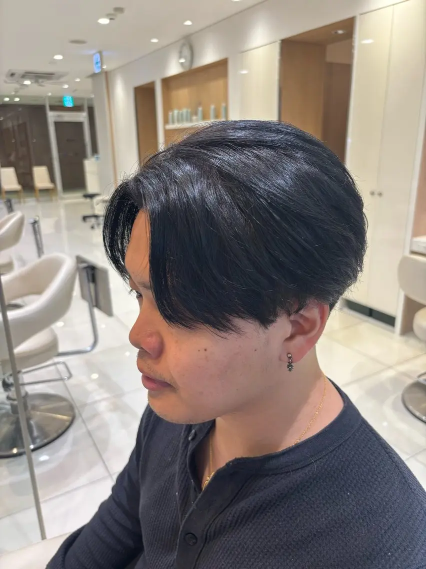ショート パーマ メンズ カット ヘアカラー 💠メンズ縮毛矯正 /パーマ💠林慶太のヘアスタイル