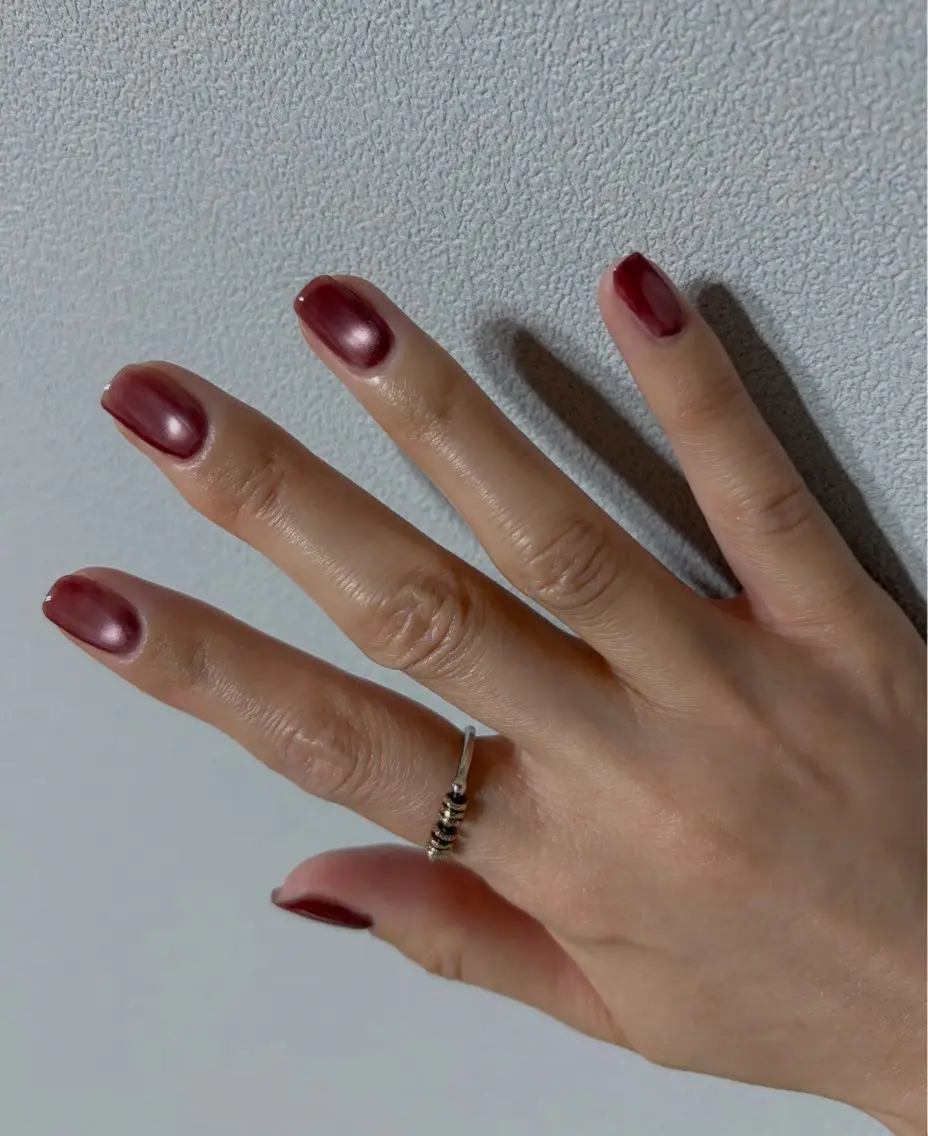 ショート ハンドネイル nail salon 無色透明のネイルデザイン
