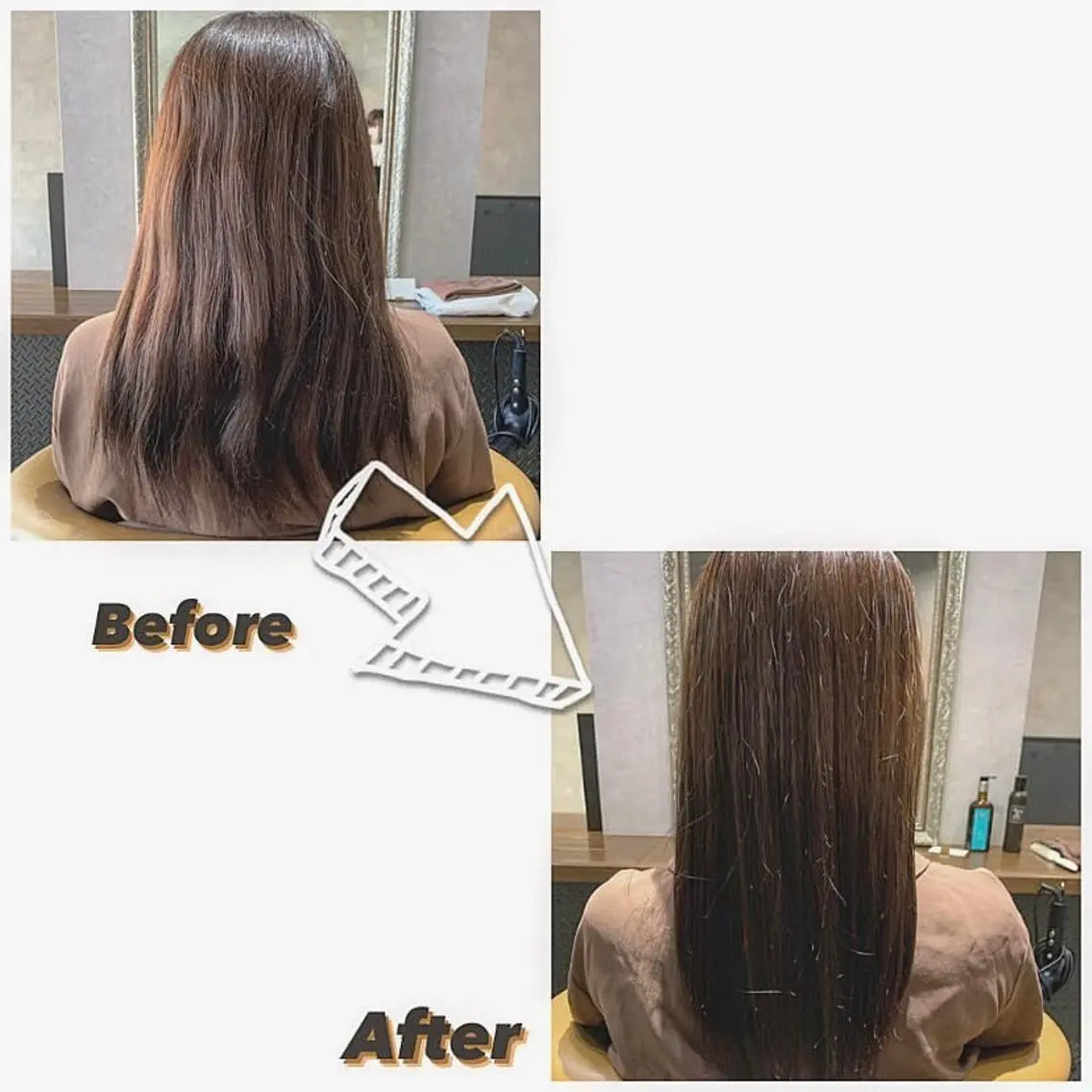 セミロング enx天王町店 伊藤 愛央のヘアスタイル