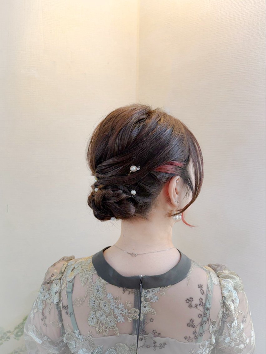 ヘアアレンジ ヘアセット hair make もりした ゆうのヘアスタイル