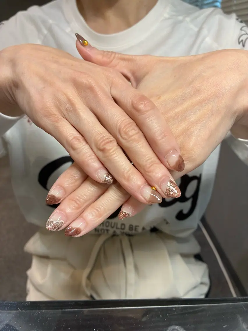 ネイル ニュアンスネイル ハンドネイル Sango 🎀のネイルデザイン