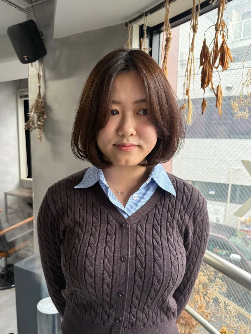 ミディアム ウルフ レイヤー パーマ🪐MANAのヘアスタイル