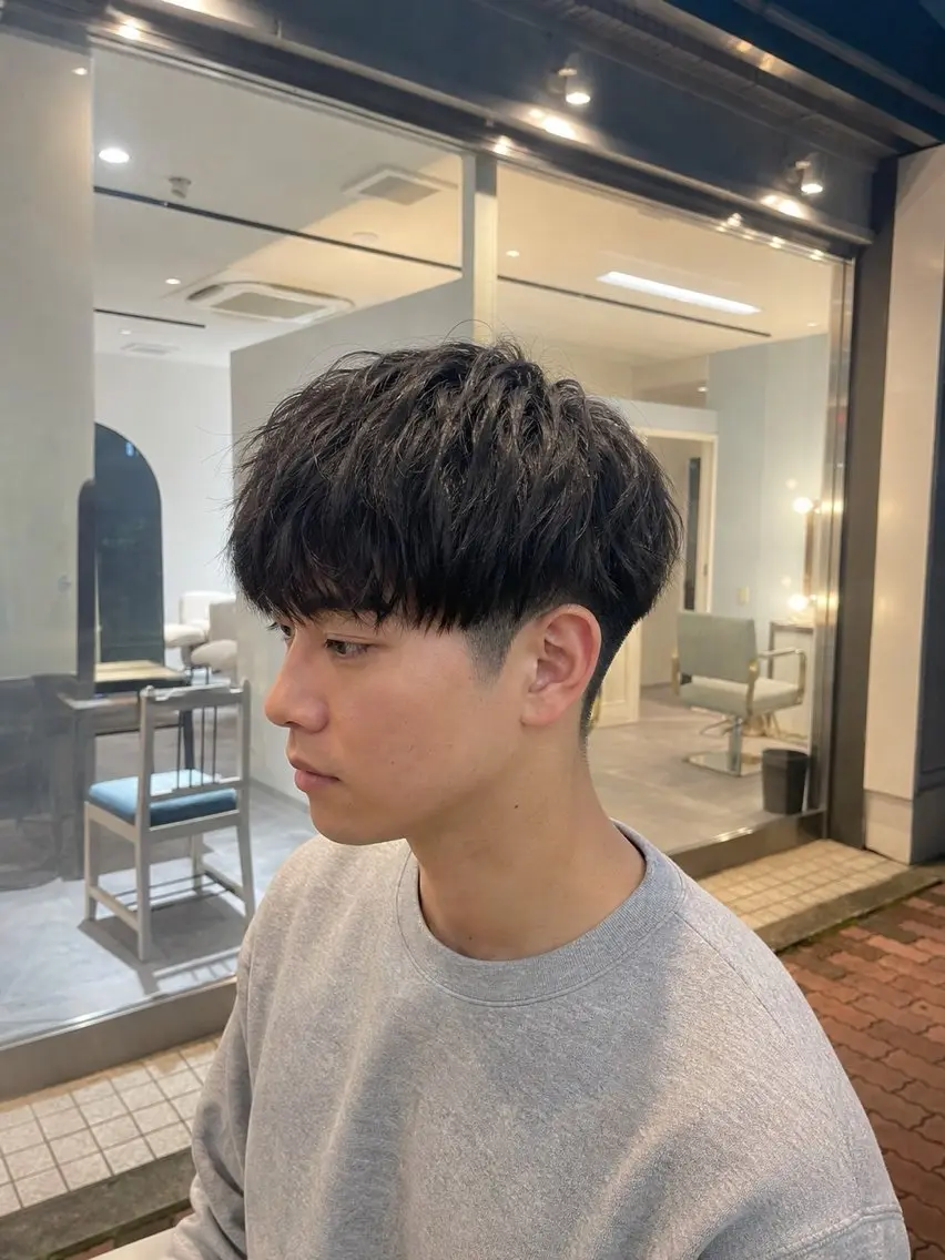 ミディアム カット 坂井竜也 | 新大宮メンズ特化のヘアスタイル
